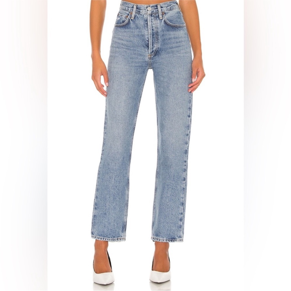 Agolde Light Blue 90s Pinch Waist Jeans